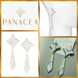 NWT MSRP $75 Panacea Howlite Drop Earrings Women's
